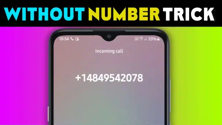 Without Number With International Calls For Free App