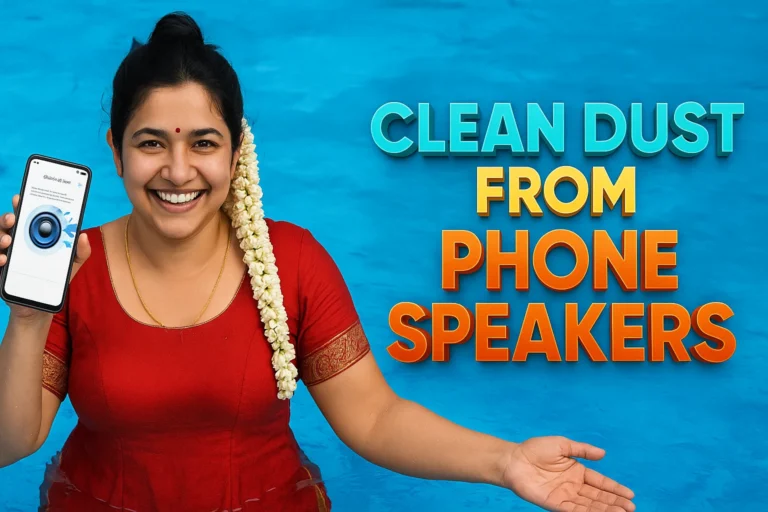 Clean Dust from Phone Speakers – Remove Dust Water in 80 Seconds TN Shorts