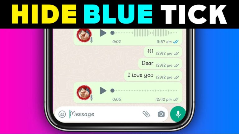Hide Blue Tick Play store app