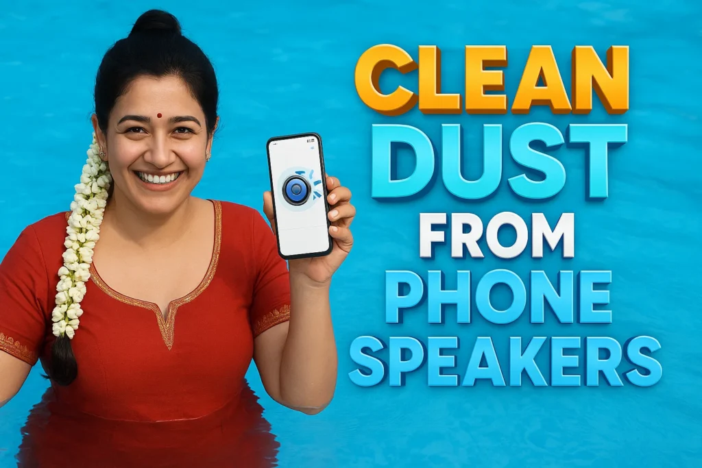 Clean Dust from Phone Speakers – Remove Dust & Water in 80 Seconds
