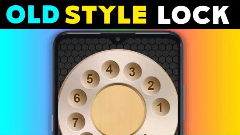 Reviving Nostalgia with the Old Style Rotary Screen Lock
