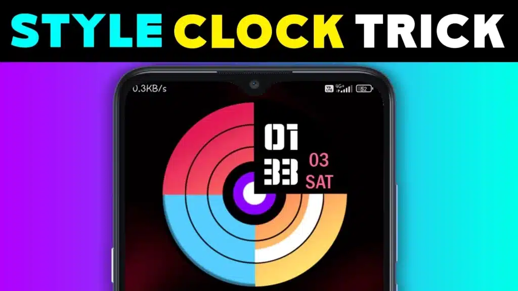 Style Clock Wallpaper App