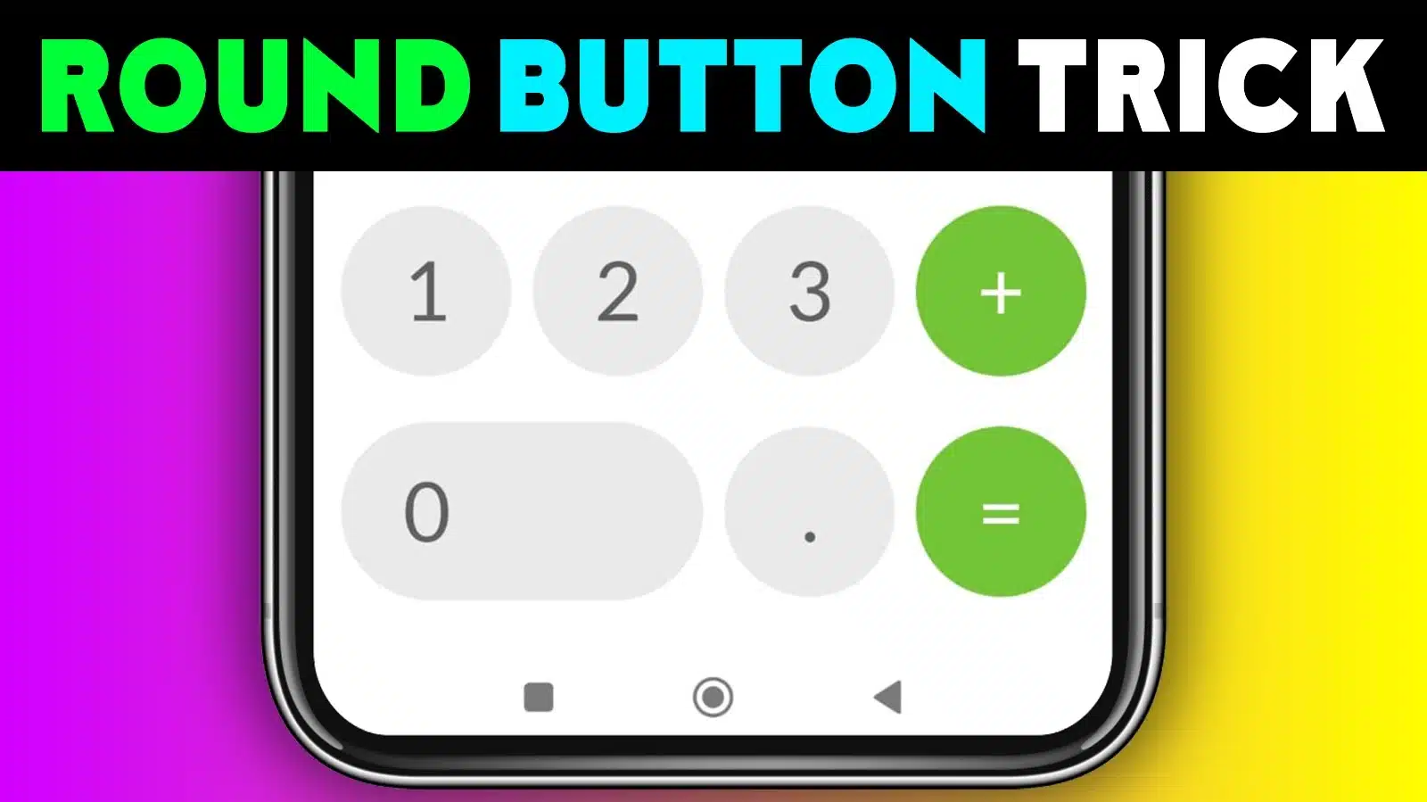 Ultimate Photo Hide App with Sleek Round Button Calculator