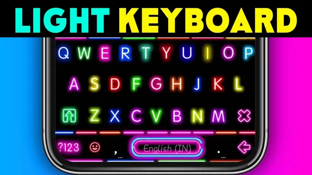 Light Keyboard Love Back App