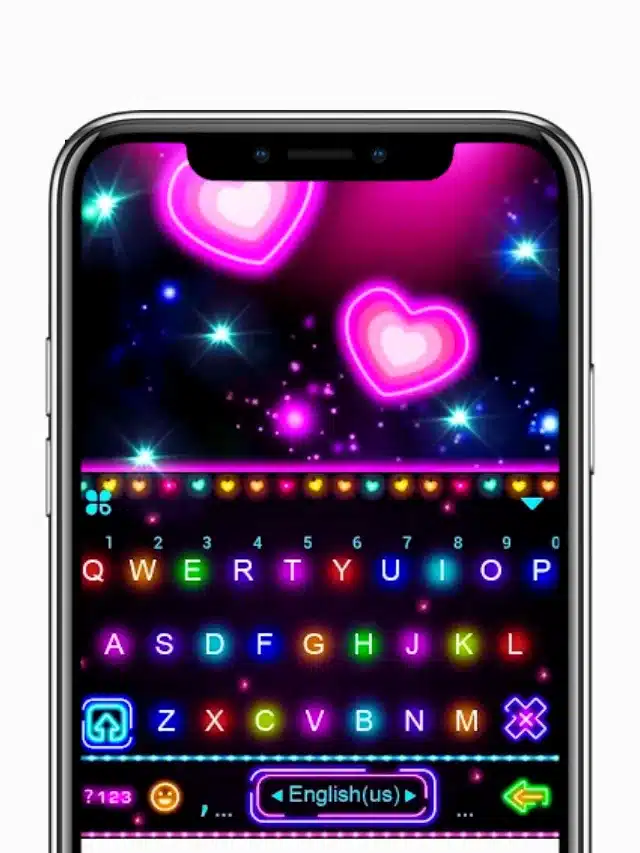 Lights Love Theme Keyboard