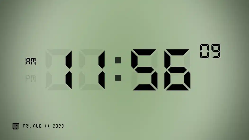 iOS functional Digital Clock