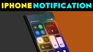 iPhone Notification: iOS 16 Control Center