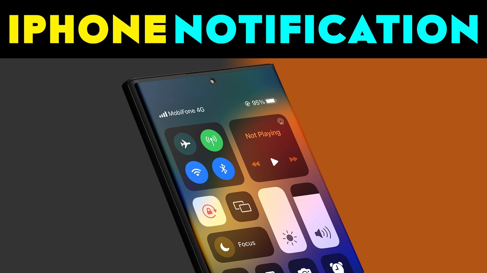 how to change notification bar iphone