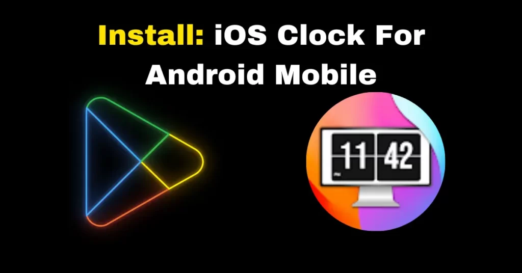 iOS Clock App Install
