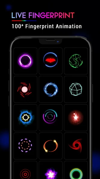 Android Fingerprint Live Animation App