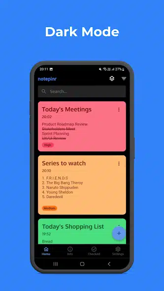 Android Remember Notes App