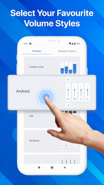 Android Style Volume Slider App