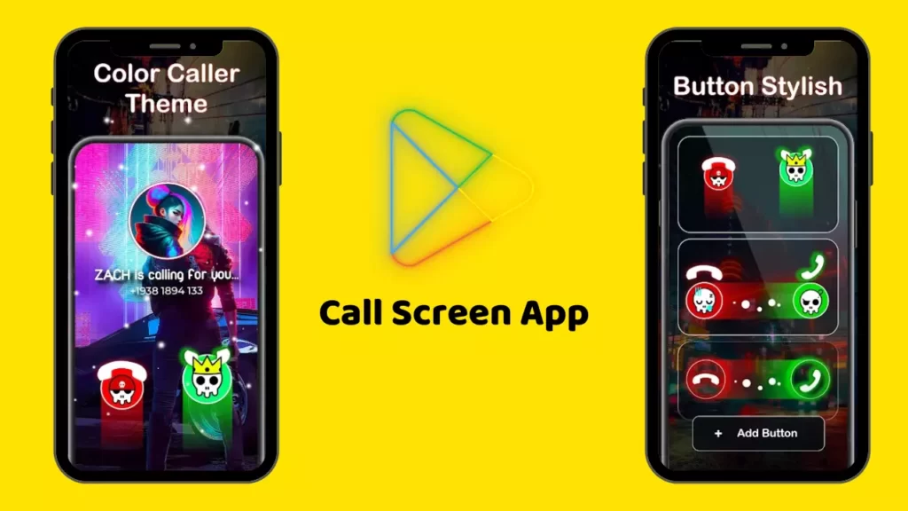 Change Call Screen App