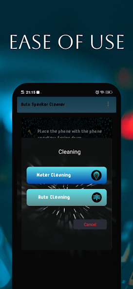 App For Speaker Water Cleaner