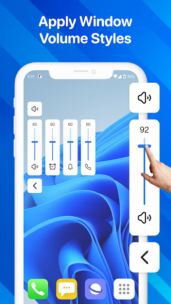 Mobile Style Volume Slider App