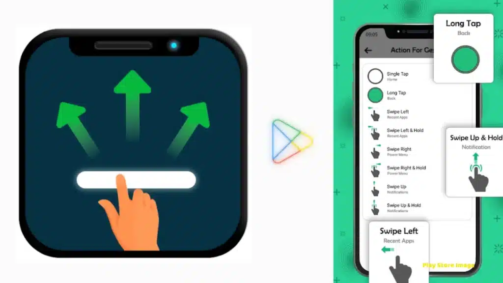 Swipe Navigation Gesture Control App
