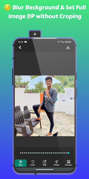 Set full-size profile pictures on social media without cropping or losing image quality. Customize your DP for WhatsApp, Instagram, and Facebook with this efficient DP editor app.