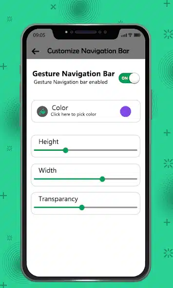 Control Gestures Navigation For Android