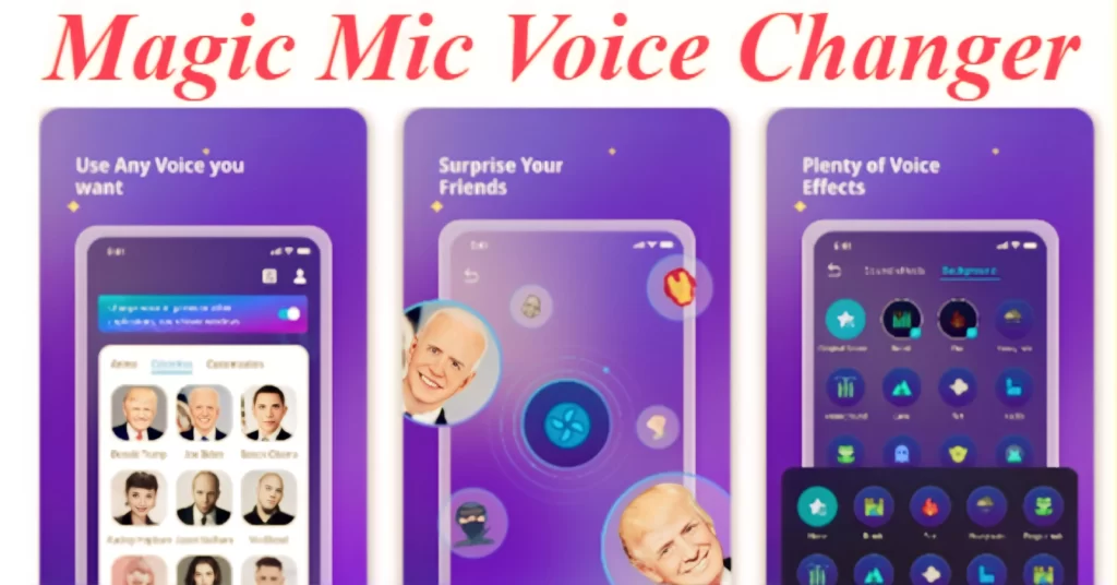 Phone Voice Magic Mic Voice Changer App