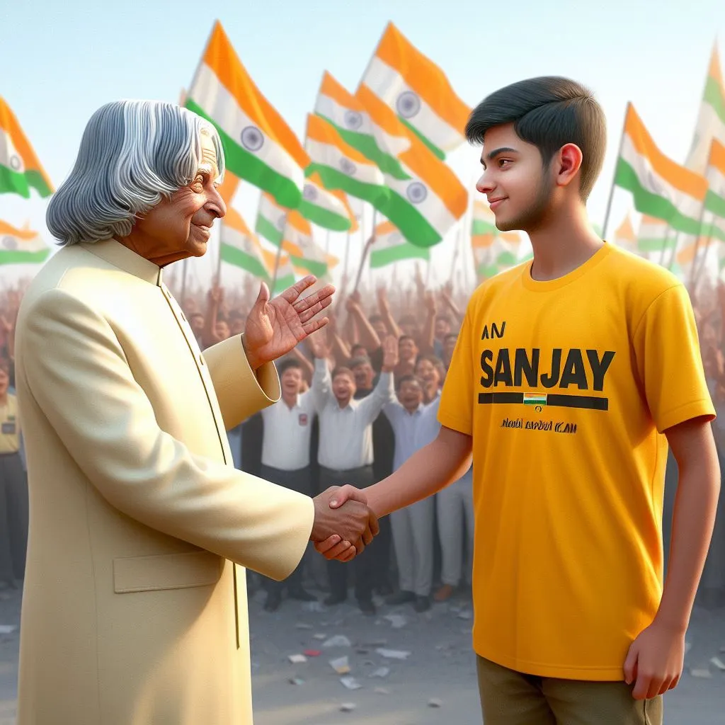 Bing AI Handshaking Photo with Abdul Kalam 2024