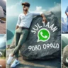 AI 3D Boy On Rock with Social Media Name Images For WhatsApp, Facebook, Instagram!