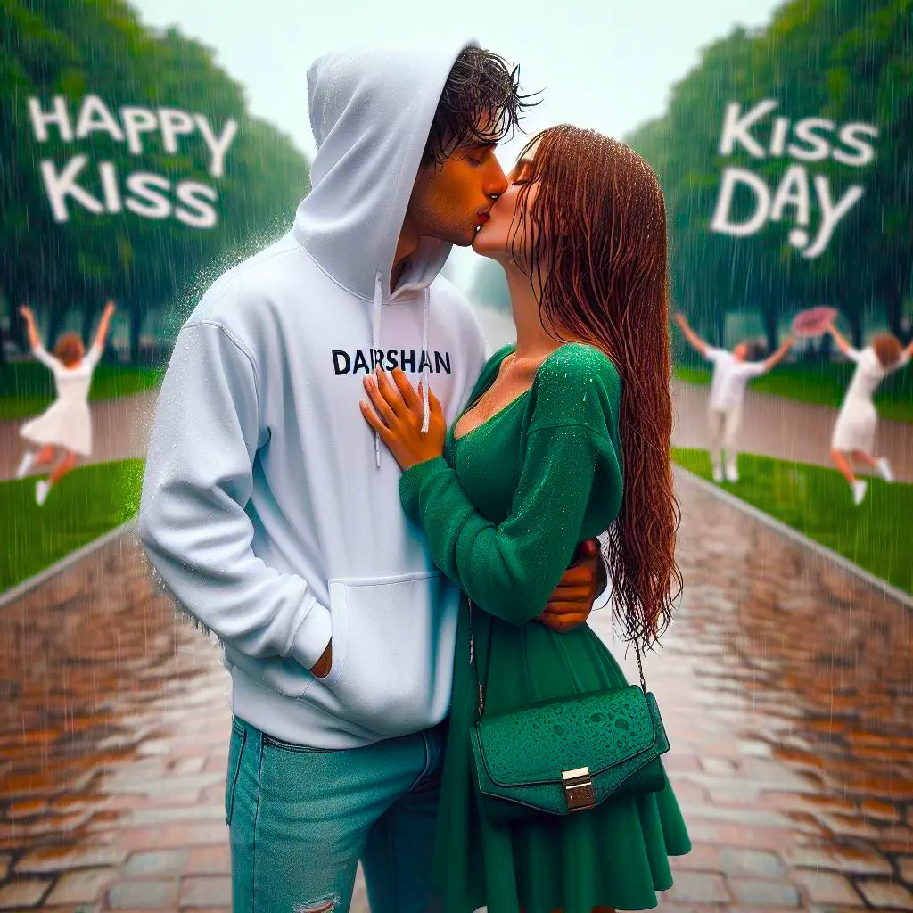 Ai 3d Happy Kiss Day Photo 2024