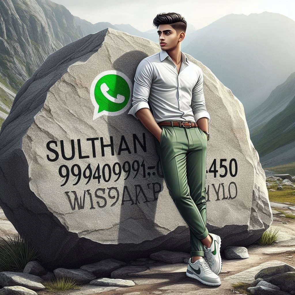 AI 3D Boy On Rock Images On WhatsApp