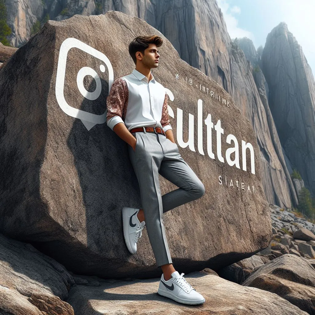 Instagram Icon with Rock Boy Images