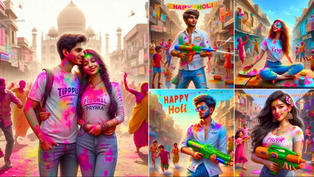 Celebrating Holi 2024 Easy Ways to Create Trending 3D Holi Images 2024!