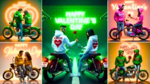 Create AI 3D Valentine’s Day Couples Images in Bullet Bike | Bing Image Creator Tutorial