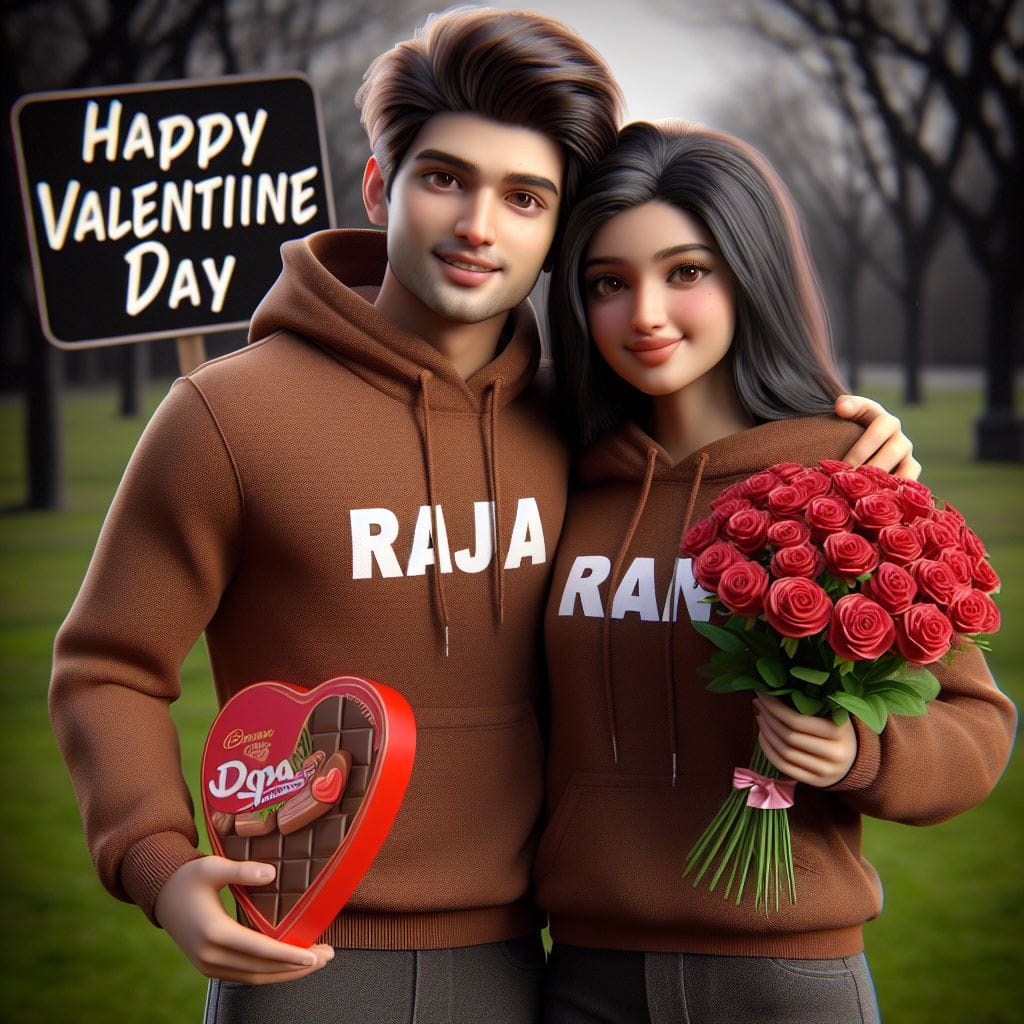 Valentin Day Couple AI Images Generator Bing Images