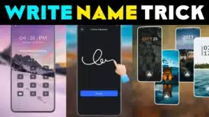 Write Name Signature Lock with Lock Screen Signature Ideas