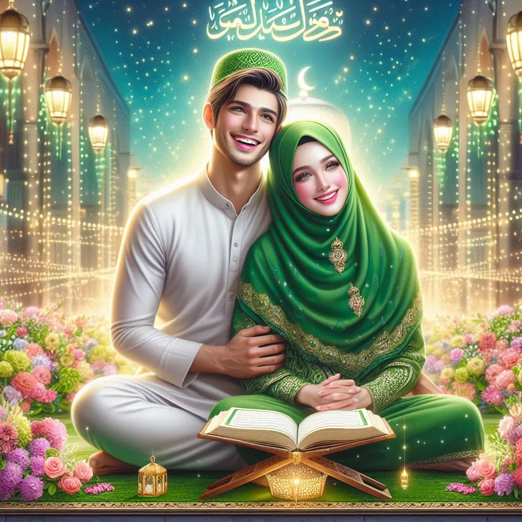 2024 Ramadan Mubarak Couple
