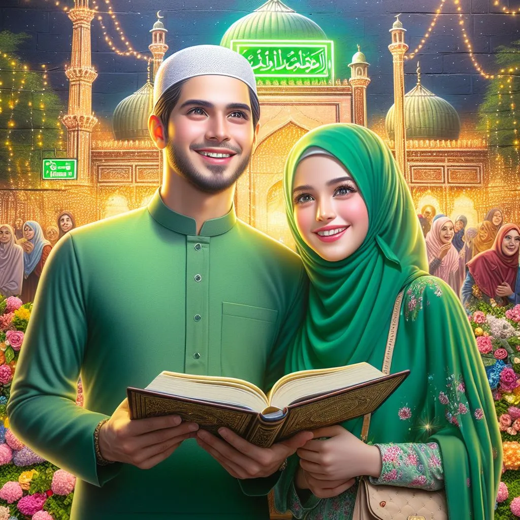 2024 Ramadan Mubarak Couple