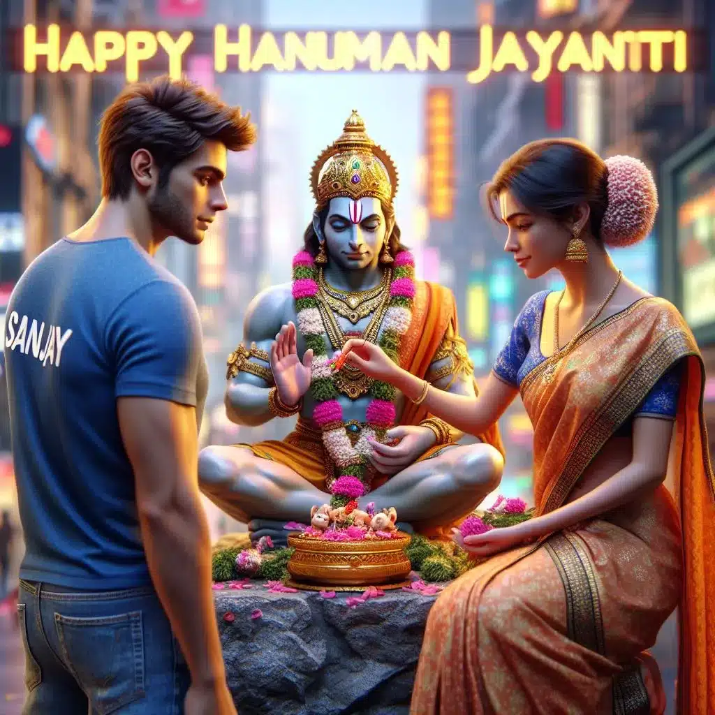 Hanuman Jayanti Couple Image 2024