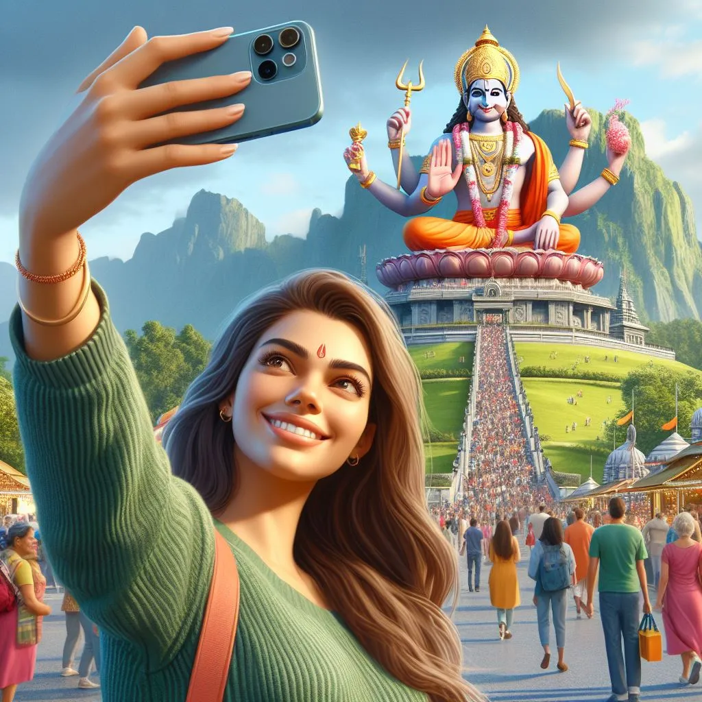Hanuman Jayanti AI Selfie Profile Image 2024