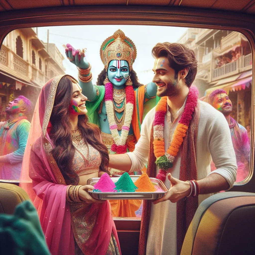 Husband, Wife, and Krishna's Divine Blessings