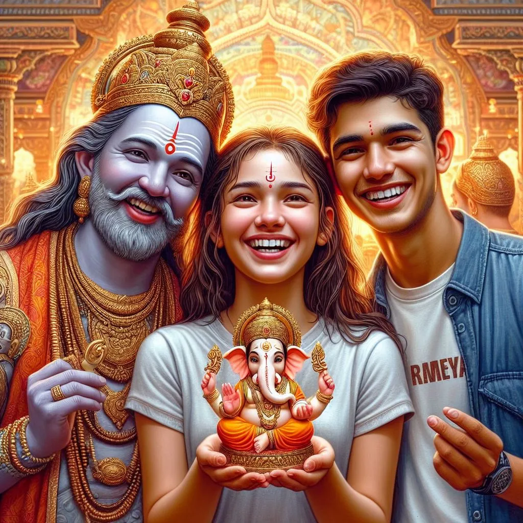 Ganesha Chaturthi 2024 Images with Shiva & Parvati