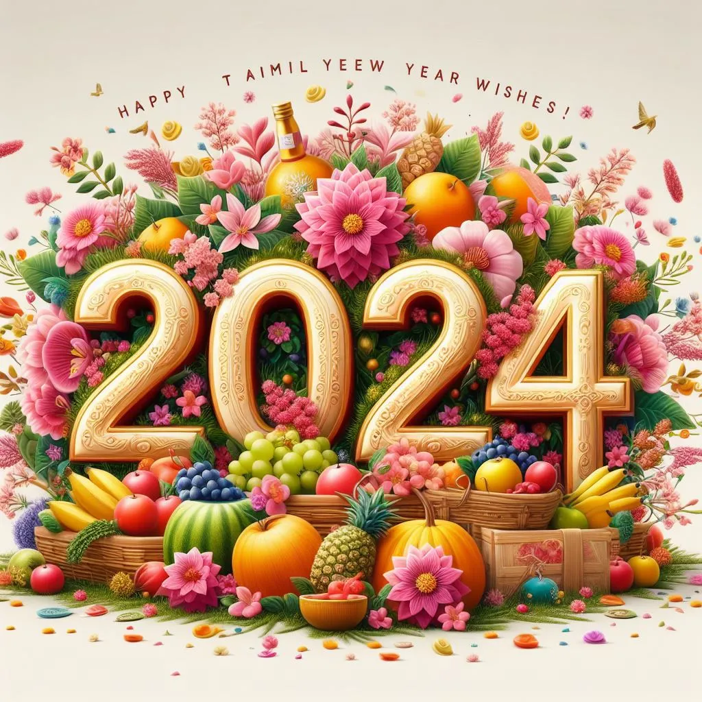 AI Tamil New Year 2024 images