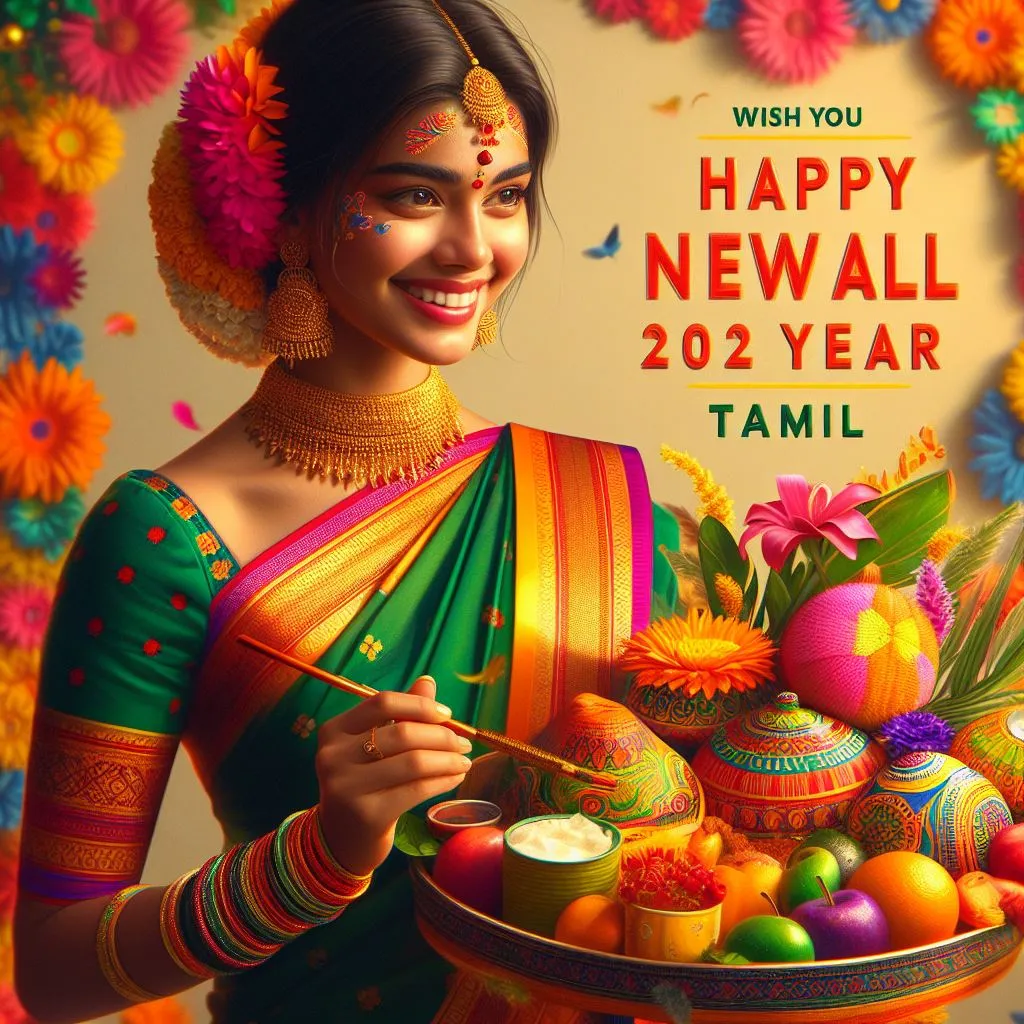 Happy New Year Tamil images 2024