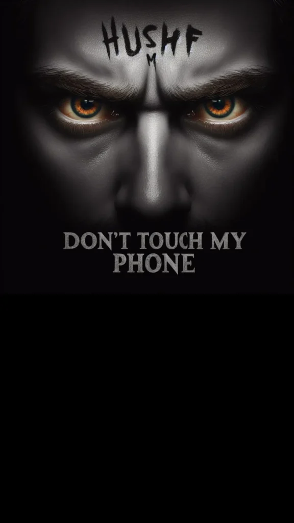 Real human eyes don't touch my phone wallpaper