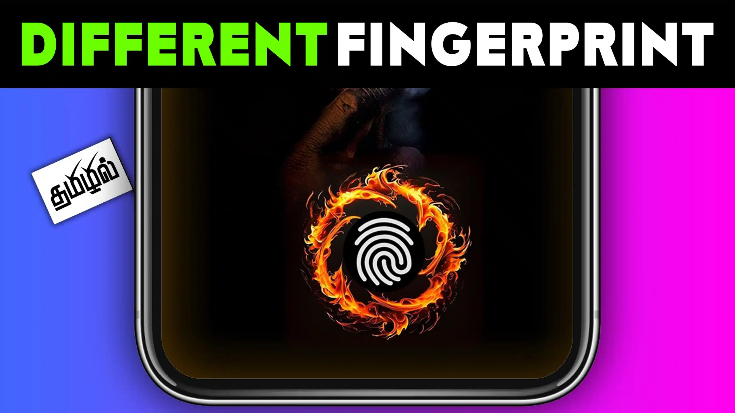 Different Fingerprint Lock with Animation
