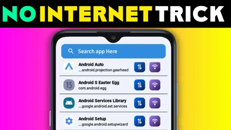 No Internet Control Your Apps and Save Data with App Internet Manage