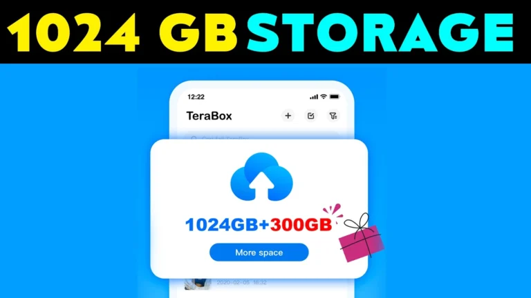 TeraBox Cloud Storage Free - Get 1024GB of Secure and Permanent Free Storage