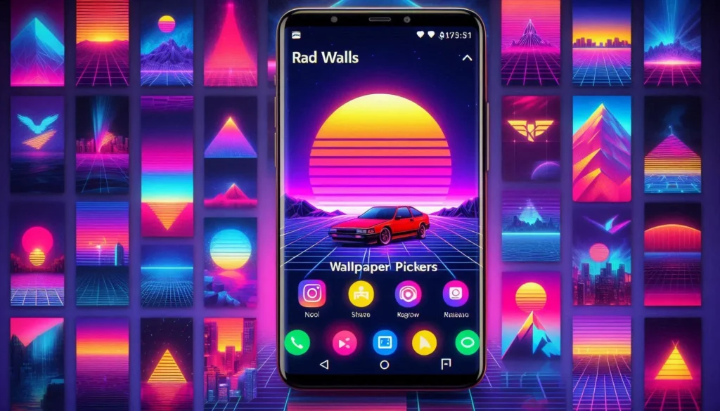 Rad Walls – 80s-Inspired Live Classic Wallpapers for Your Android