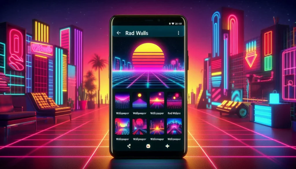 Rad Walls – 80s-Inspired Live Classic Wallpapers for Your Android