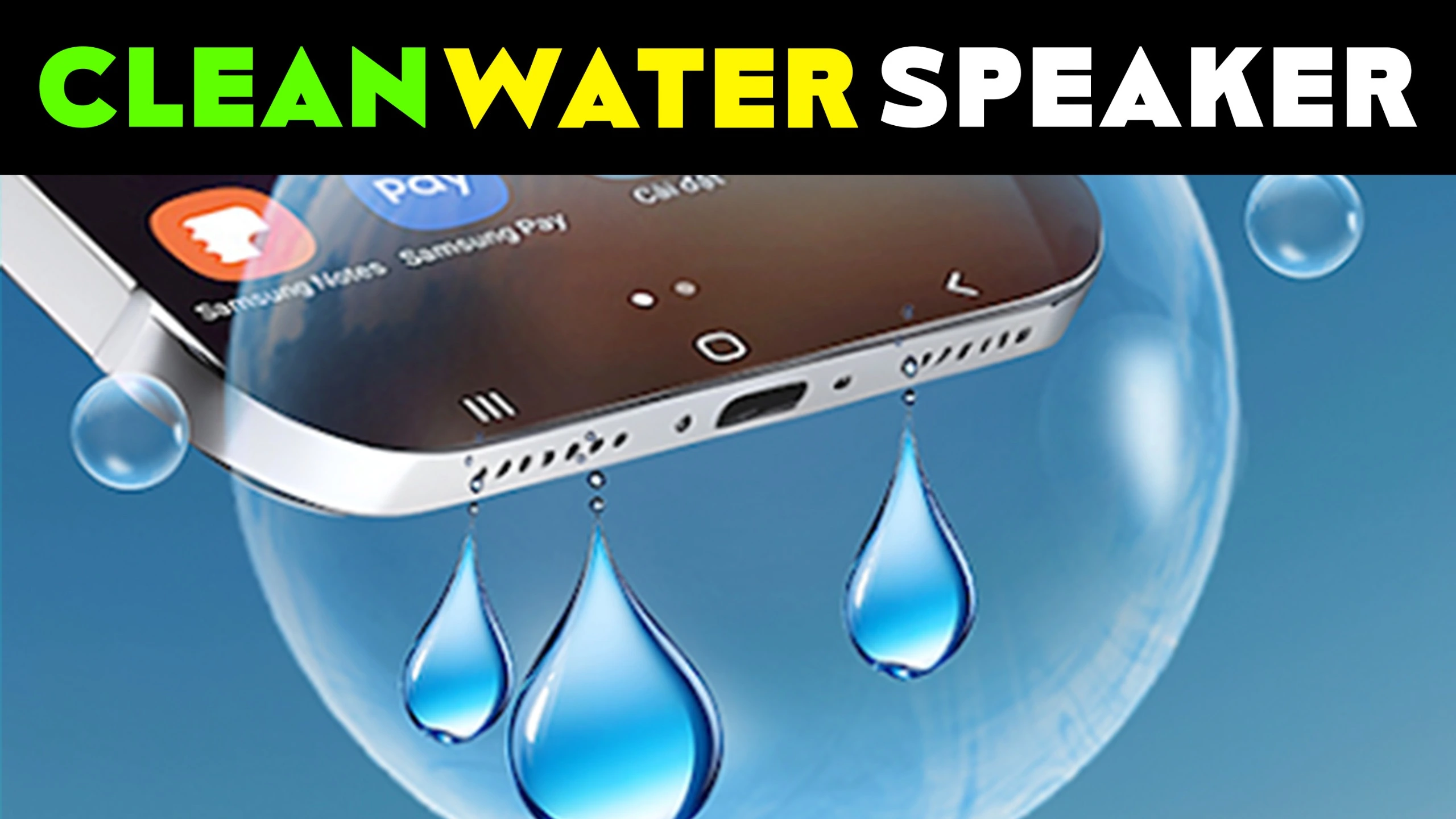 Speaker Cleaner – Water Remover Restore Clear Sound Instantly