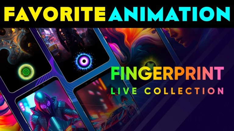 Fingerprint Animation App Live Wallpapers & In-Display Unlock Themes