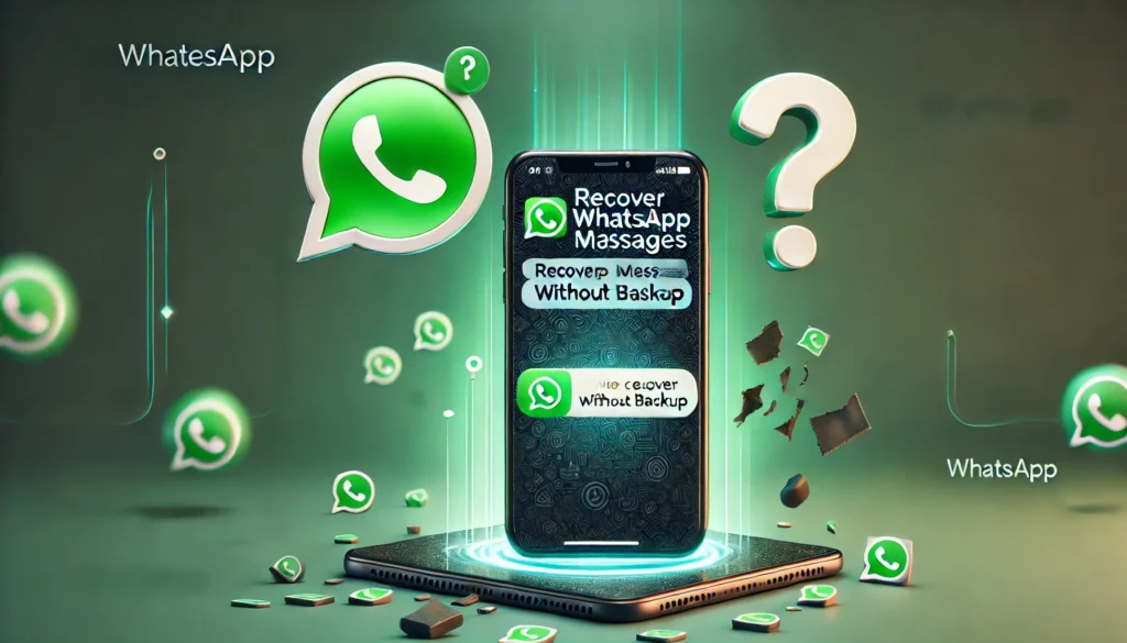 Recover WhatsApp Messages Without Backup