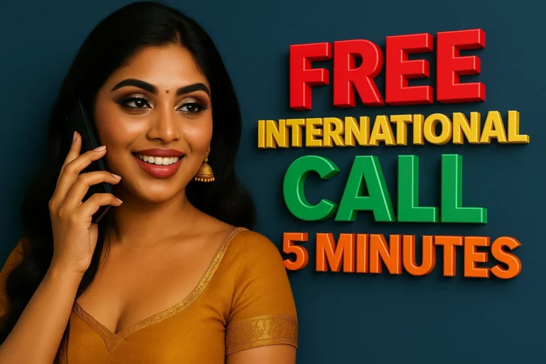 Free International Calls for 5 Minutes
